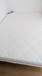 Matelas et sommier 140x200, Huis en Inrichting, Slaapkamer | Matrassen en Bedbodems, Ophalen, Gebruikt, 140 cm, Twijfelaar