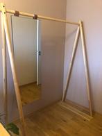 houten kapstok met spiegel, Ophalen, Zo goed als nieuw