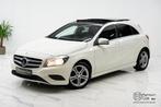 Mercedes-Benz A180d Sport Line! Facelift! Pano, Pdc, Airco!, Auto's, Mercedes-Benz, Voorwielaandrijving, Zwart, Leder en Stof