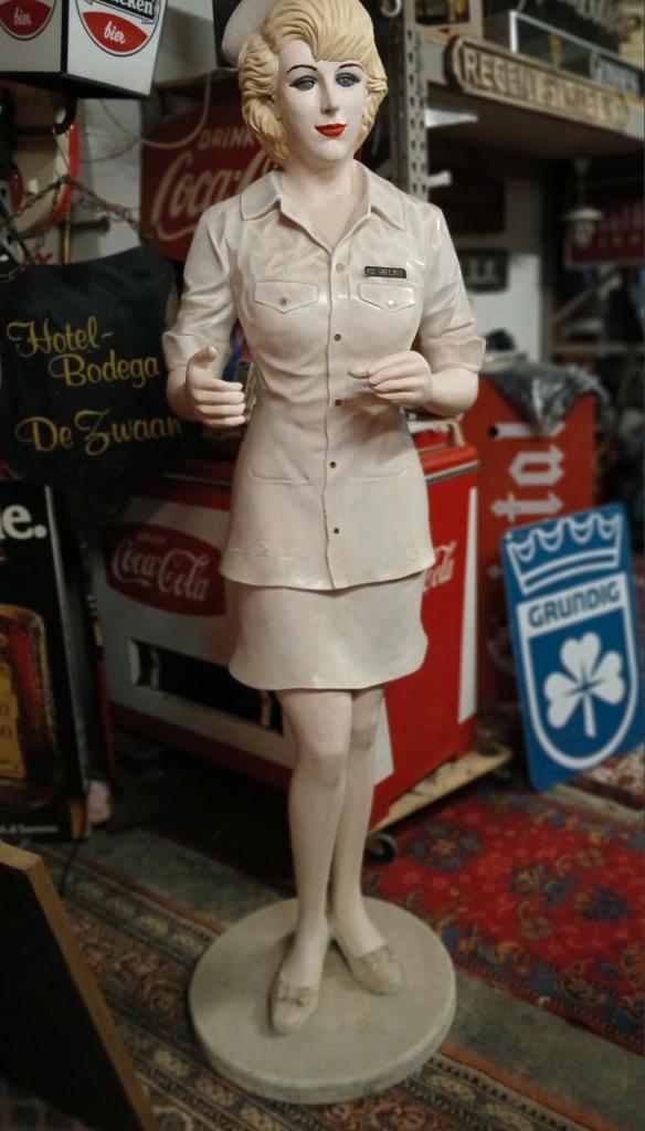 Livesize nurse, verpleegster, zuster, nachtzuster, Antiek en Kunst, Curiosa en Brocante, Ophalen