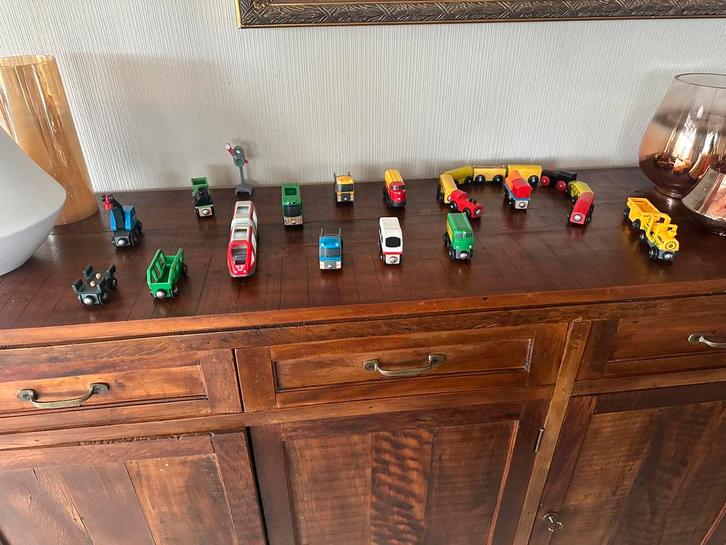 Brio treinen op houten sporen, Antiquités & Art, Antiquités | Jouets, Enlèvement