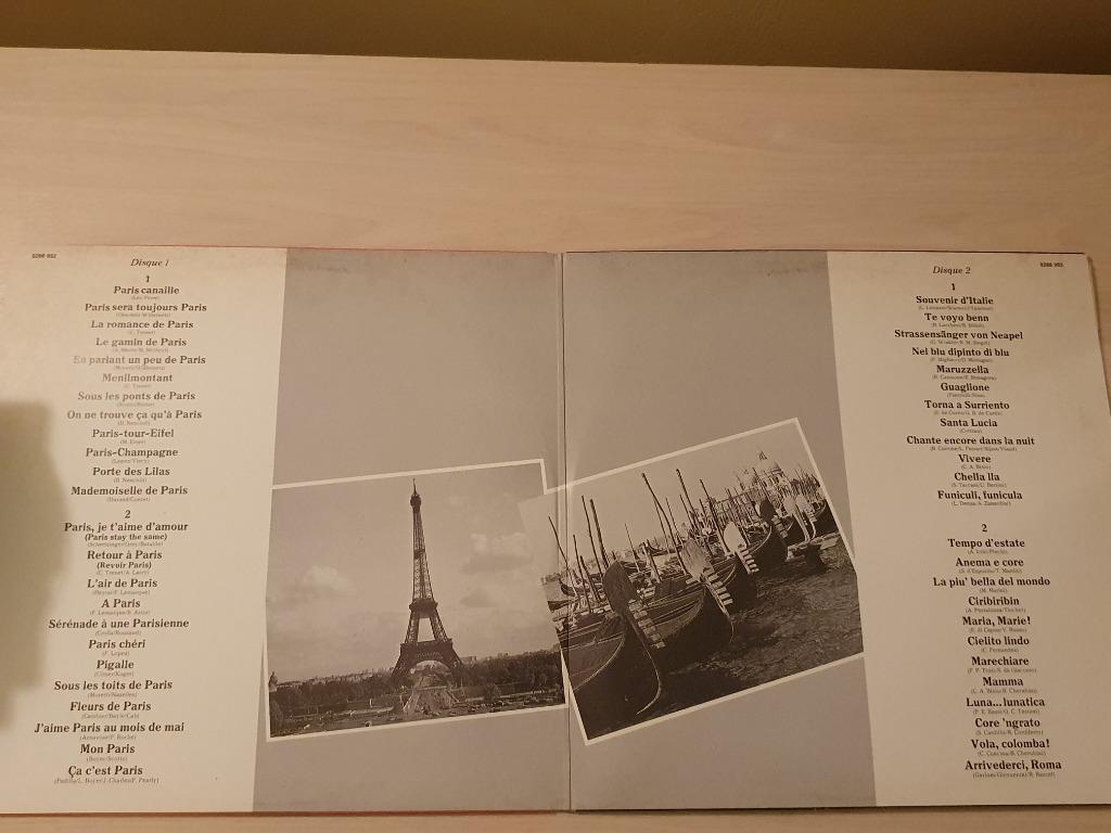 ② Double disque vinyl 33 tours Henri Segers Paris et d'Italie — Vinyles