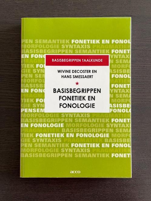 Basisbegrippen fonetiek en fonologie - Hans Smessaert, Boeken, Studieboeken en Cursussen, Zo goed als nieuw, Hoger Onderwijs, Ophalen of Verzenden