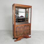 Art Deco vitrinekast, drankkast, jaren 30, Ophalen of Verzenden, Glas