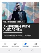 Avond alex agnew  rij 10, Tickets en Kaartjes