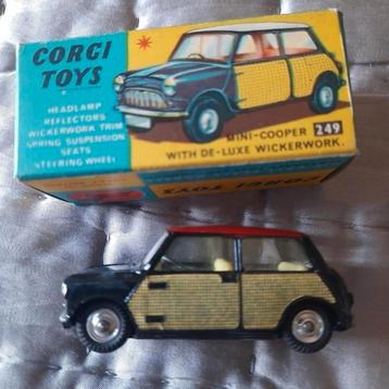 CORGI nr 249: MINI COOPER with WICKERWORK DELUXE*MIB* beschikbaar voor biedingen