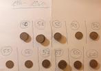 Verzameling van 188 unieke oude Belgische 1fr muntstukken, Setje, Ophalen of Verzenden