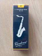 Tenor saxofoon rietjes Vandoren 3, Nieuw, Ophalen of Verzenden, Saxofoon