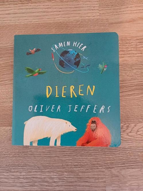 Oliver Jeffers - Samen hier - Dieren (kartonboek), Boeken, Kinderboeken | Baby's en Peuters, Gelezen, Ophalen of Verzenden