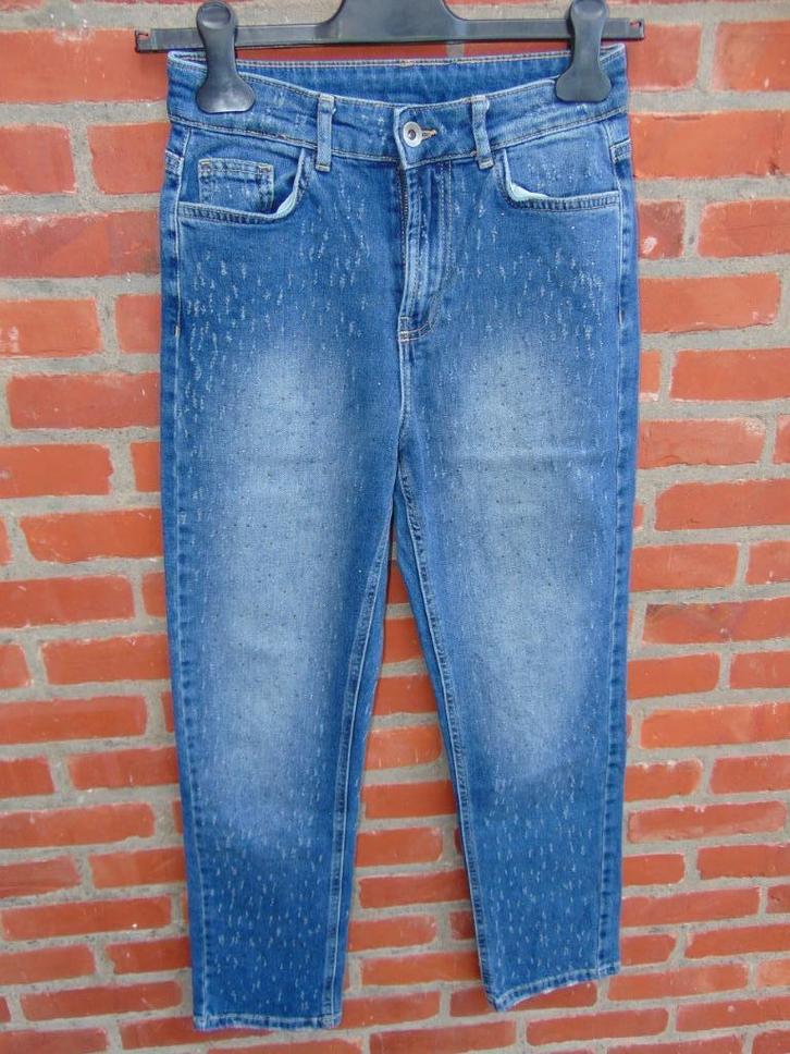 Jeans met glitter steentjes Calzedonia, Kleding | Dames, Spijkerbroeken en Jeans, Zo goed als nieuw, W28 - W29 (confectie 36)