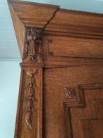 Kleerkast Vlaamse stijl, Gebruikt, 200 cm of meer, 150 tot 200 cm, Eikenhout