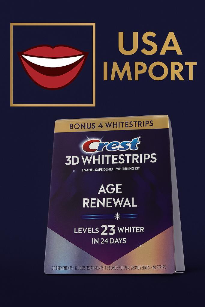 Crest whitestrips “Age renewal” (24 treatments=box), Bijoux, Sacs & Beauté, Beauté | Soins de la bouche, Neuf, Autres types, Enlèvement ou Envoi