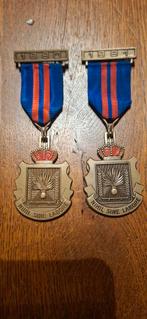 Médailles 1980 & 1981 Marche de l'école de Gendarmerie belge, Collections, Objets militaires | Général, Enlèvement ou Envoi, Gendarmerie
