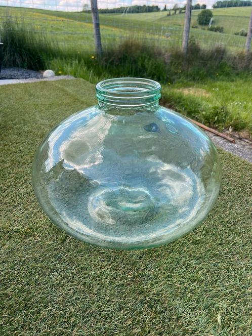 Glazen fles / Dame jeanne, Huis en Inrichting, Woonaccessoires | Stolpen, Zo goed als nieuw, Ophalen