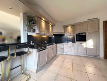 Tijdloze keuken incl. toestellen, Huis en Inrichting, Keuken | Complete keukens, Ophalen, Gebruikt, Hoekkeuken, Graniet of Steen
