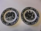 2 assiettes en céramique de la série Napoleon, Antiquités & Art, Enlèvement ou Envoi