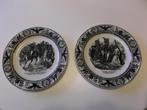 2 keramische borden  serie Napoleon, Ophalen of Verzenden