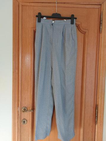 Pantalon léger gris moucheté T36