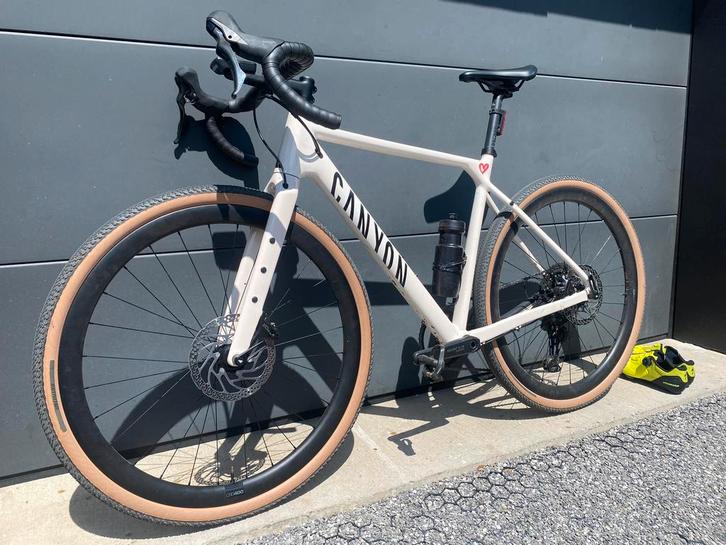 Canyon Grizl 5 medium, inclus carbon wielen CRD400!!, Fietsen en Brommers, Fietsen | Mountainbikes en ATB, Zo goed als nieuw, Ophalen