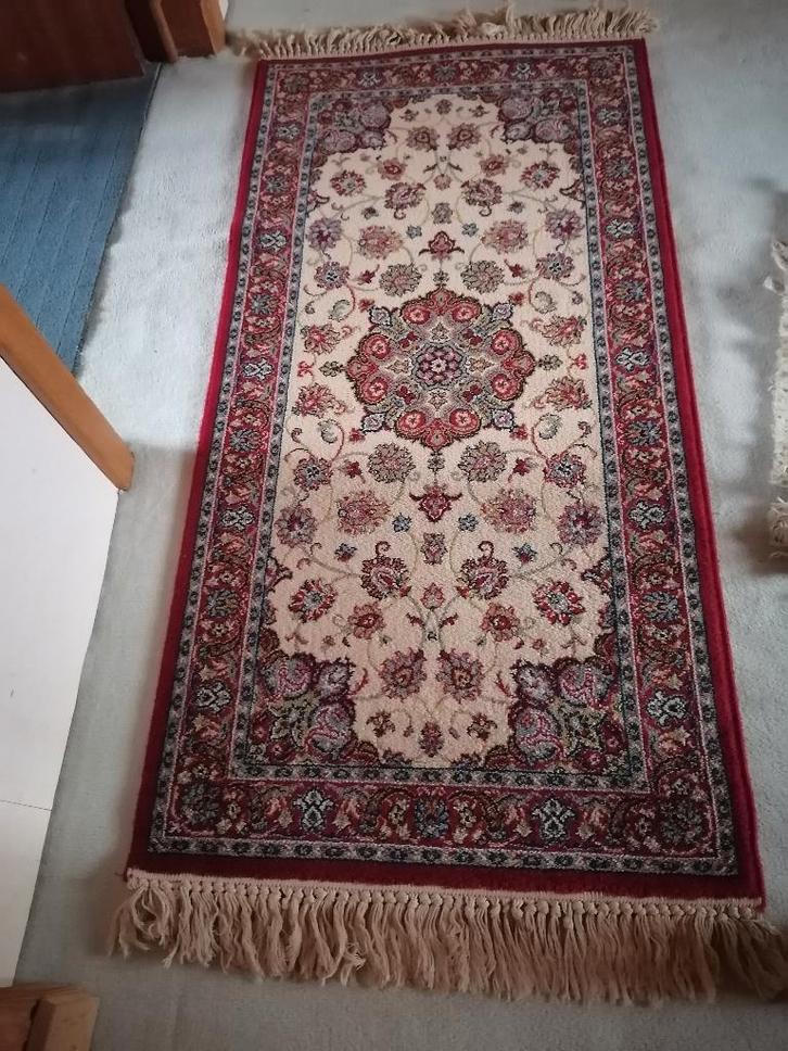 tapijten, Maison & Meubles, Ameublement | Tapis & Moquettes, Utilisé, Rectangulaire, Crème, Beige, Rouge, Enlèvement