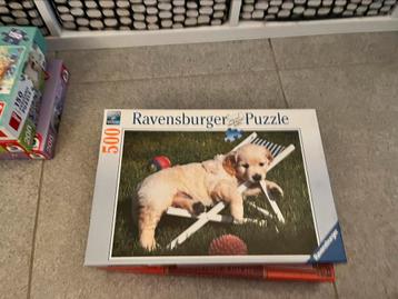 Puzzels nog nieuw maar 2keer gemaakt beschikbaar voor biedingen