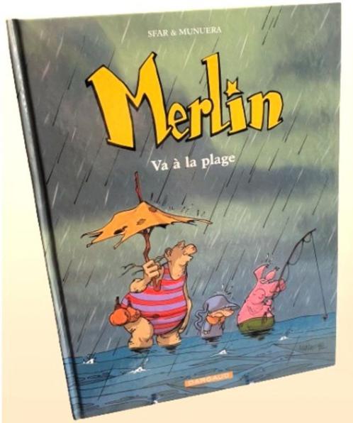 Merlin va à la plage 🏖️ (eo 2000) ✅ Sfar & Munuera, Boeken, Stripverhalen, Nieuw, Eén stripboek, Ophalen of Verzenden