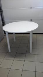 Table à manger extensible blanche, Maison & Meubles, Comme neuf, Synthétique, 100 à 150 cm, 100 à 150 cm