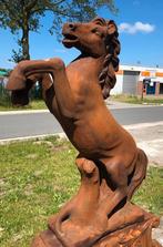 Cheval cabré, gros oxyde de pierre moulée solide !, Enlèvement ou Envoi, Pierre, Animal