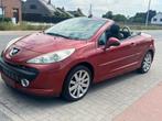 Peugeot 207cc  cabriolet 1.6 b  139000 km  2008, 4 zetels, Stof, Zwart, Cabriolet