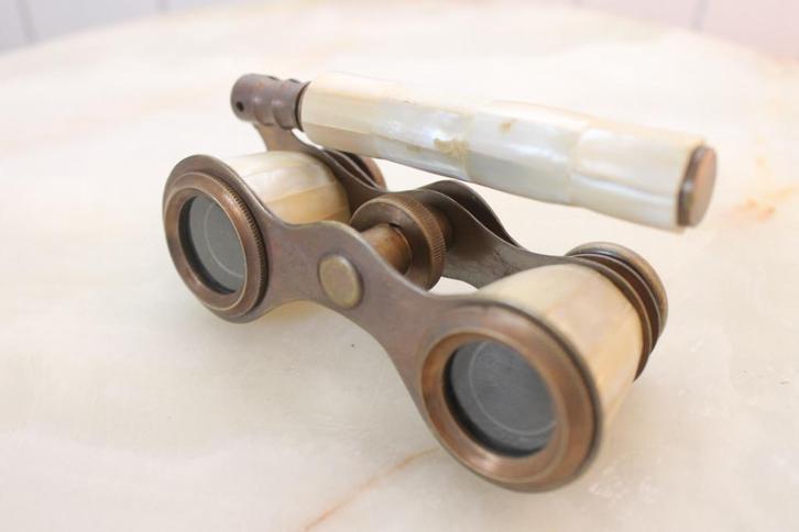 Prachtige Toneelkijker Echt PARELMOER Puntgaaf! Opera kijker, Antiek en Kunst, Curiosa en Brocante, Ophalen of Verzenden