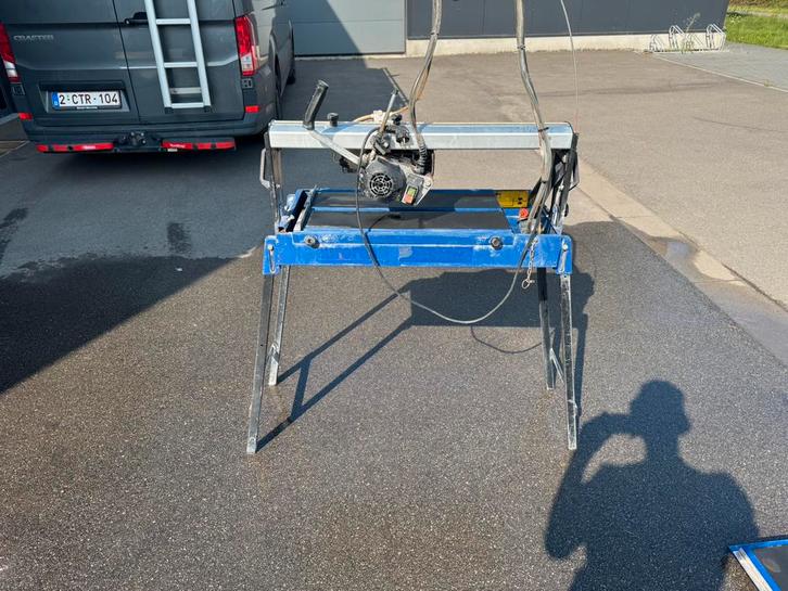 carat steenzaag op tafel, Doe-het-zelf en Bouw, Gereedschap | Overige machines, Gebruikt, Ophalen