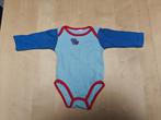 Blauwe body vliegtuig maat 68, Kinderen en Baby's, Babykleding | Maat 68, Ophalen of Verzenden, Gebruikt, Jongetje of Meisje, Nacht- of Onderkleding