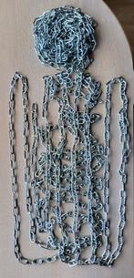Zware ketting - Stalen ketting in roestvrij staal 11 meter, Ophalen of Verzenden, Nieuw, 10 tot 20 meter, Overige typen