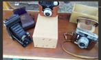 DRIE OUDE FOTO TOESTELLEN, Verzamelen, Foto-apparatuur en Filmapparatuur, Ophalen of Verzenden, 1960 tot 1980, Fototoestel