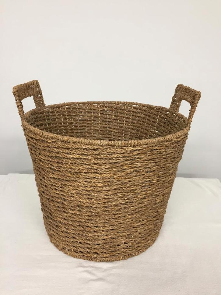 Opbergmanden (seagrass, rieten), picknickmanden ..., Huis en Inrichting, Woonaccessoires | Schalen en Manden, Mand, Ophalen