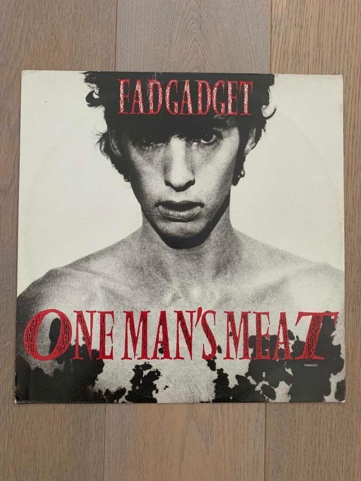 FAD GADGET - One Man's Meat * new wave 12" * 1984 * HOES, Cd's en Dvd's, Vinyl | Rock, Zo goed als nieuw, Alternative, 12 inch