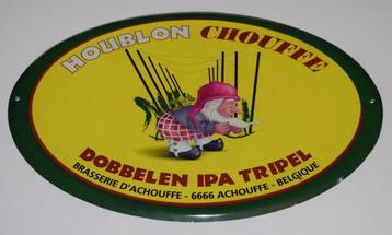 Panneau publicitaire Chouffe Houblon Dice IPA Triple