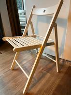 Houten klapstoel ikea, Enlèvement, Comme neuf, Blanc