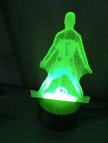 Lampe 3D créative CR7, Enlèvement ou Envoi, Neuf