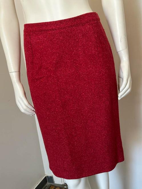 Yves Saint Laurent Variations rode rechte rok FR38, Kleding | Dames, Rokken, Rood, Ophalen of Verzenden