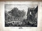 Poster gravure IIème Fête Flamande, Ophalen of Verzenden, 17e en 18e eeuw, Gelezen