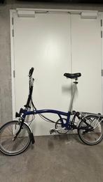 Brompton M6R blue force dynamolamp met 6 versnellingen, Fietsen en Brommers, Ophalen, Brompton, 14 tot 16 inch, Versnellingen