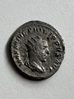 Romeinse zilveren munt Filip I Arab 244 - 249, Ophalen of Verzenden