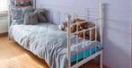Spijlenbed wit 90x180 wit mooi incl. lattoflex, Kinderen en Baby's, Ophalen, 85 tot 100 cm, Gebruikt, Lattenbodem