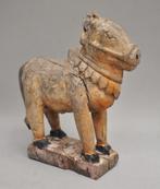 Houten nandi stier uit het Hindoeïsme, India, 1880-1920, Ophalen of Verzenden