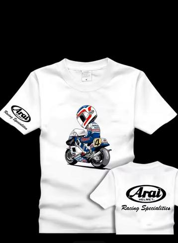 T-shirt Arai, Neuf, Enlèvement ou Envoi, Autres tailles, Blanc