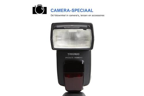 Yongnuo (Canon) speedlite YN568 EX II flitser met garantie, Audio, Tv en Foto, Foto | Flitsers, Zo goed als nieuw, Canon, Kantelbaar