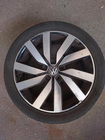 Jantes VW 18'', Enlèvement, Utilisé, Pneu(s)