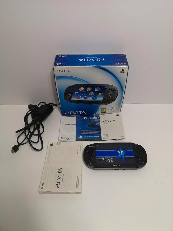 Ps vita oled 128GB (lees beschrijving), Games en Spelcomputers, Spelcomputers | Sony PlayStation Vita, Zo goed als nieuw, Zwart