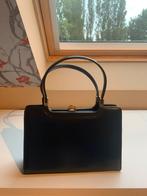 Sac à main en cuir vintage bleu, Enlèvement, Comme neuf, Bleu, Sac à main